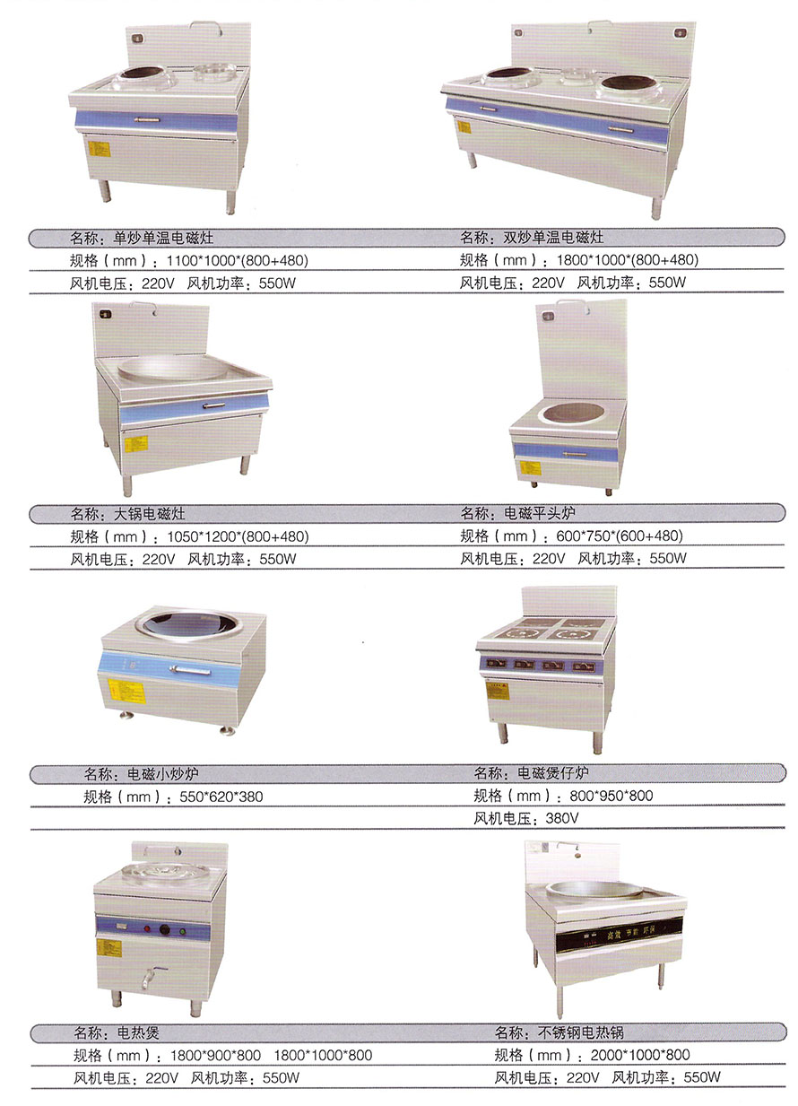 商用電磁爐系列